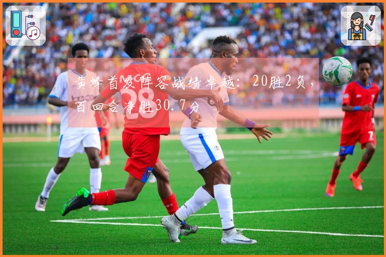 黄蜂首发阵容战绩卓越：20胜2负，百回合净胜30.7分